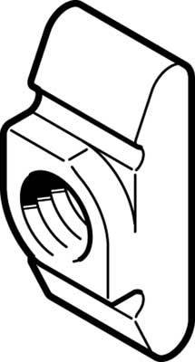 FESTO 8003032 ABAN-1M4-5 Nutenstein Gehäusematerial: Stahl 1St.