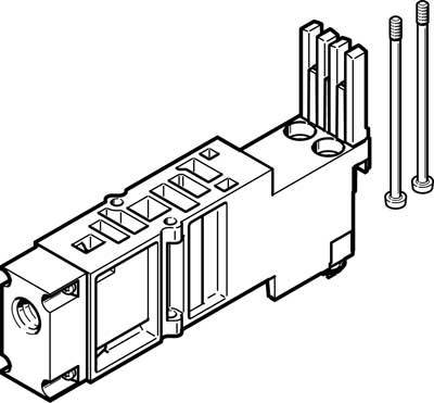 FESTO Vertikal-Versorgungsplatte VMPA2-VSP-0 8029486 1St.
