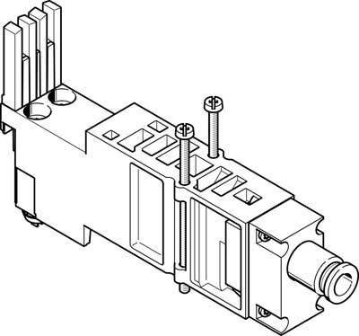 FESTO Vertikal-Versorgungsplatte VMPA2-VSP-QS1/4 8035442 1St.