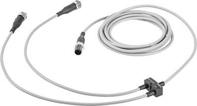 FESTO Y-Steckverbindung 8035775 NEDY-L2R1-V1-M12G5-U-0.3L-M12G4-2.5R 1St.