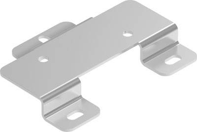 Metallwinkelverbindung mit mehreren Löchern zur Befestigung.