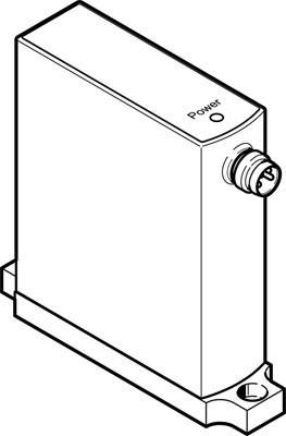 FESTO Proportional-Druckregelventil 8046270 VEAB-B-26-D2-F-A4-1R1 Flansch, Flansch Gehäusematerial PA Dichtungsmaterial NBR 1St.