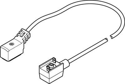 FESTO 8047681 Sensor-/Aktor-Anschlussleitung 20.00 cm Polzahl Sensoren: 2 1 St.