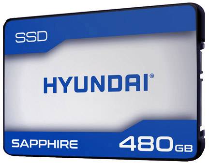 Hyundai Sapphire Interne SSD 6.35cm (2.5 Zoll) 480GB Retail SSDHYC2S3T480G SATA III