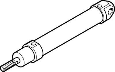 FESTO 8073760 CRDSNU-B-16-25-P-A-MG-A1 Normzylinder Hublänge: 25 mm 1 St.