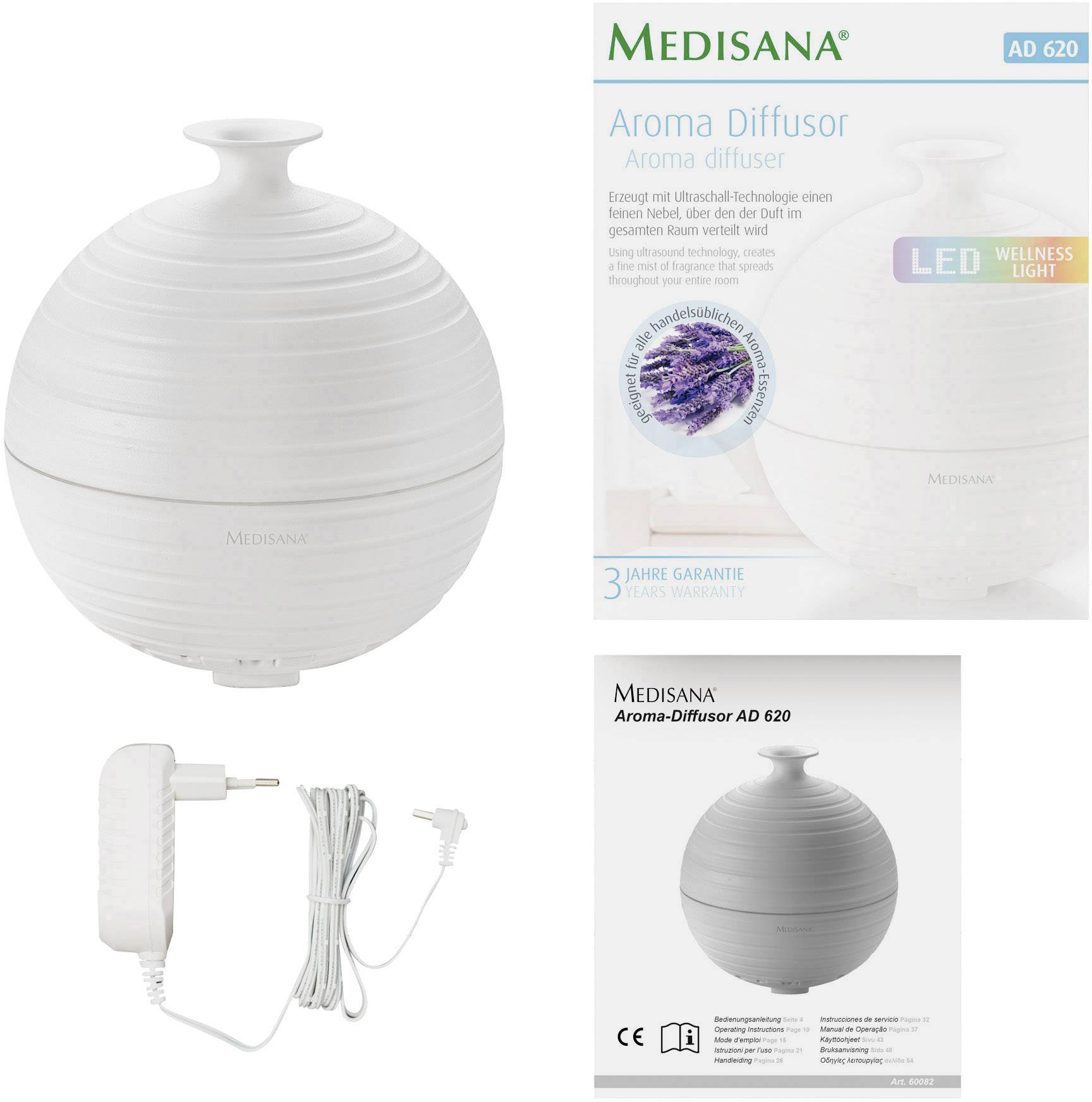 Medisana AD 620 Aroma-Lufterfrischer 12 W Weiß