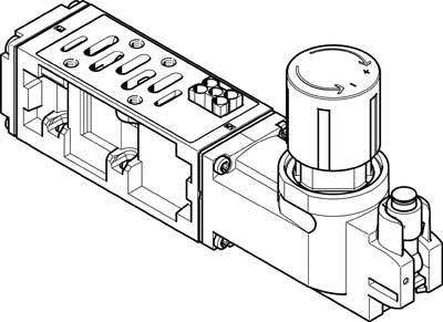 FESTO Reglerplatte VABF-S2-2-R7C2-C-6 555783 1St.