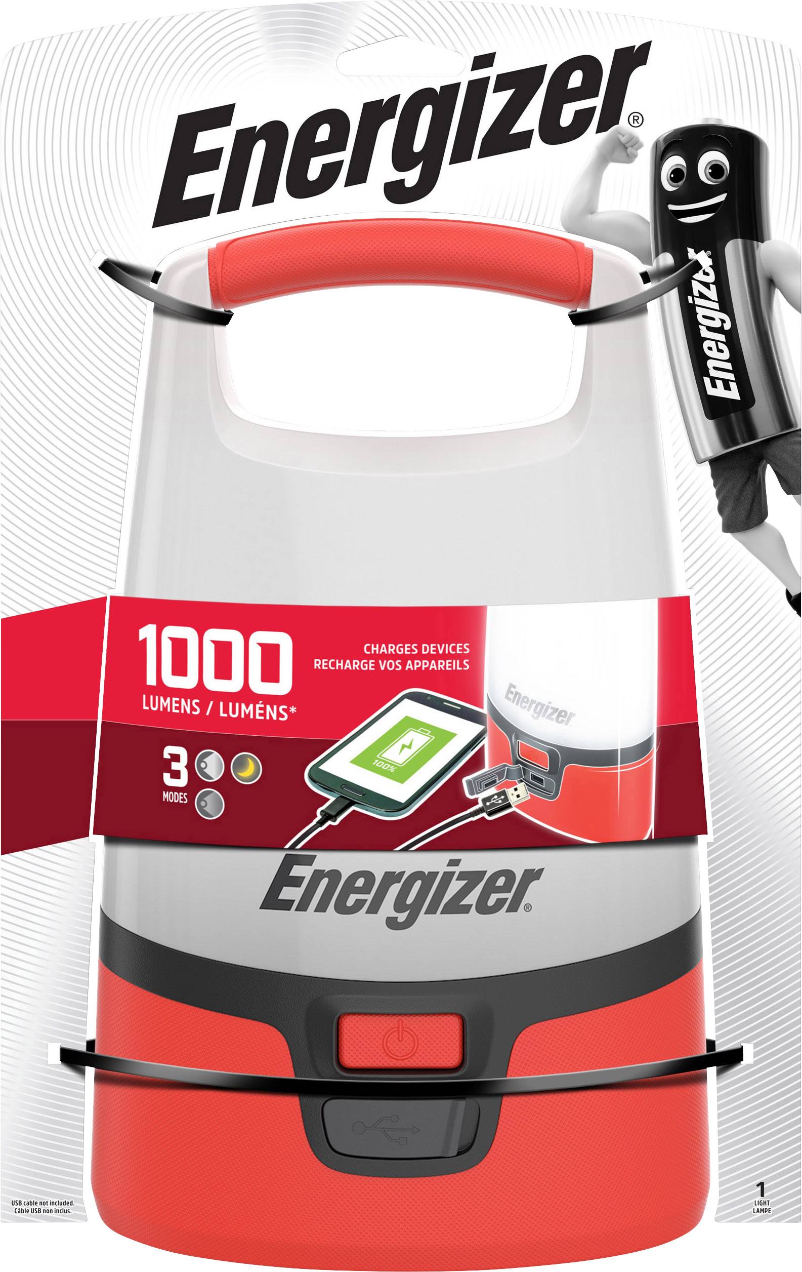 Energizer E301440800 Vision Lantern LED Camping-Laterne 1000 lm batteriebetrieben Rot/Schwarz