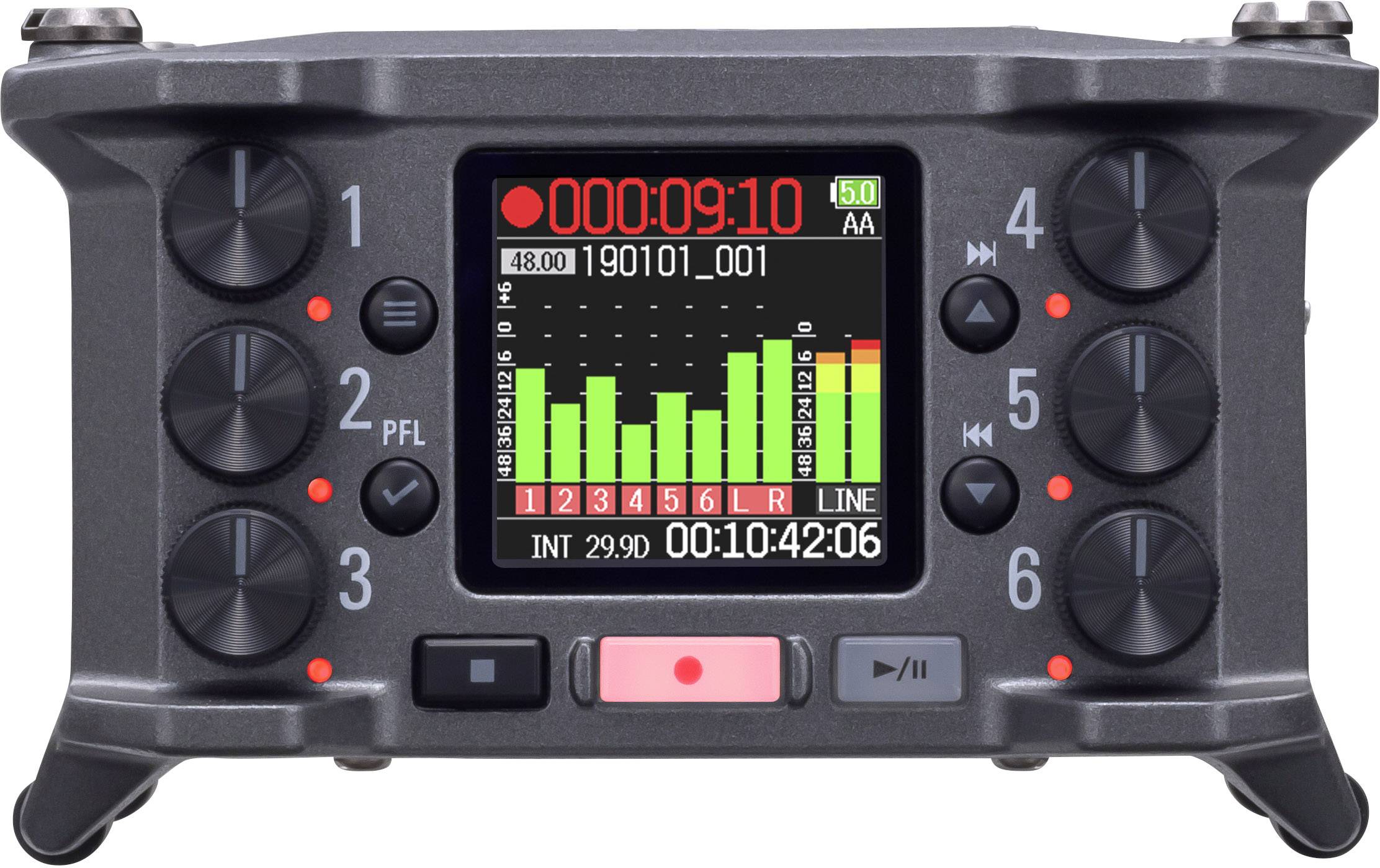 Zoom F6 Audio-Recorder Schwarz