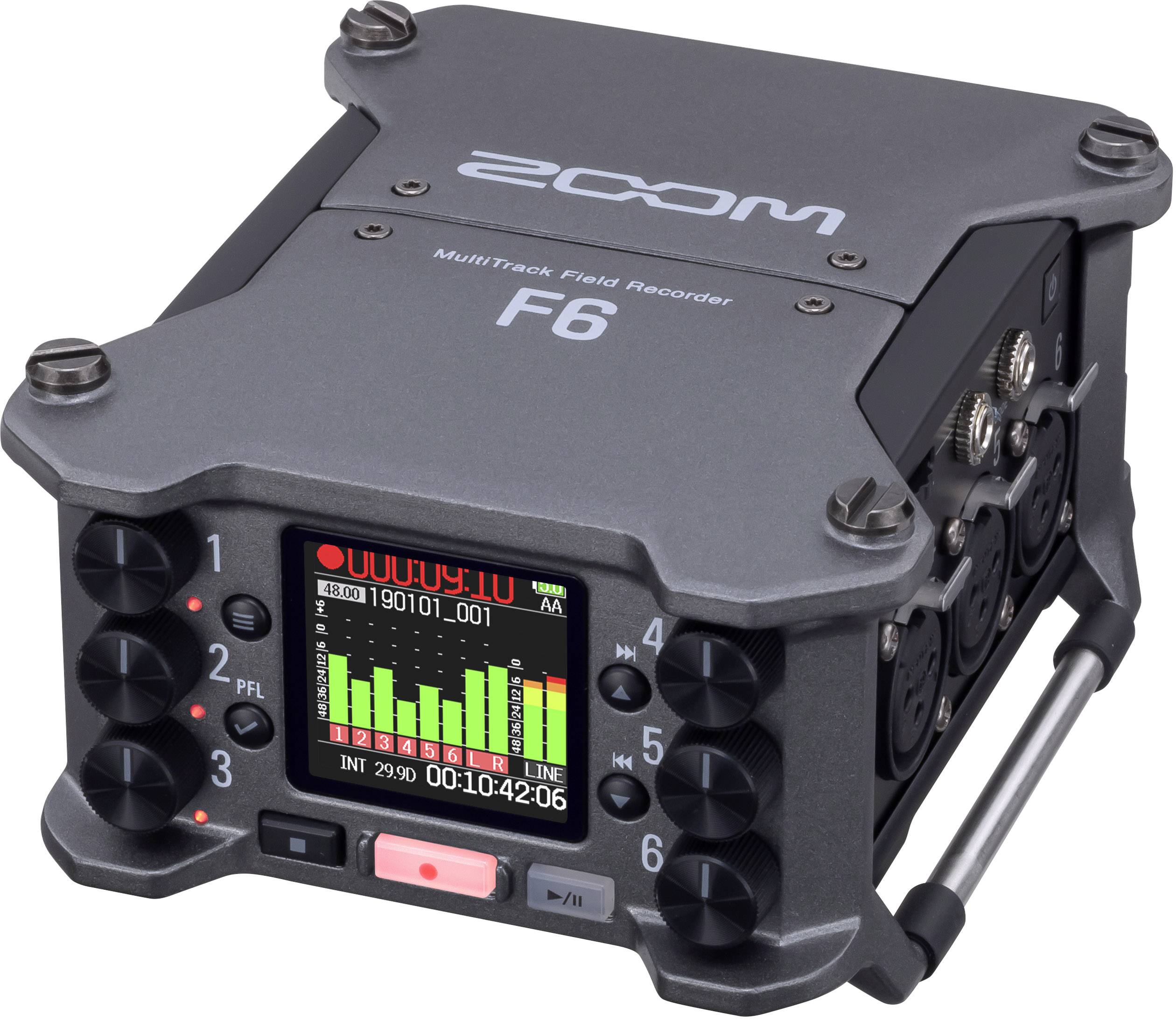 Zoom F6 Audio-Recorder Schwarz