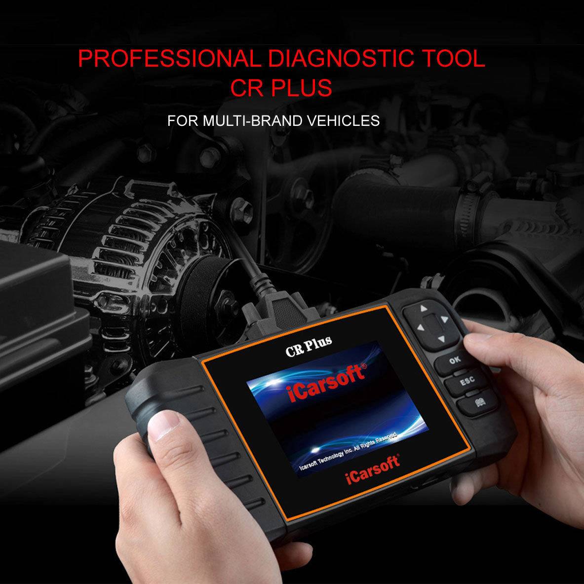 Icarsoft CR Plus OBD II Diagnosetool iccrpl Passend für (Auto-Marke): Universal uneingeschränkt