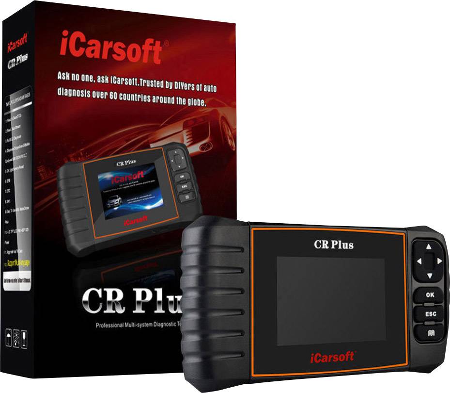 Icarsoft OBD II Diagnosetool CR Plus iccrpl uneingeschränkt