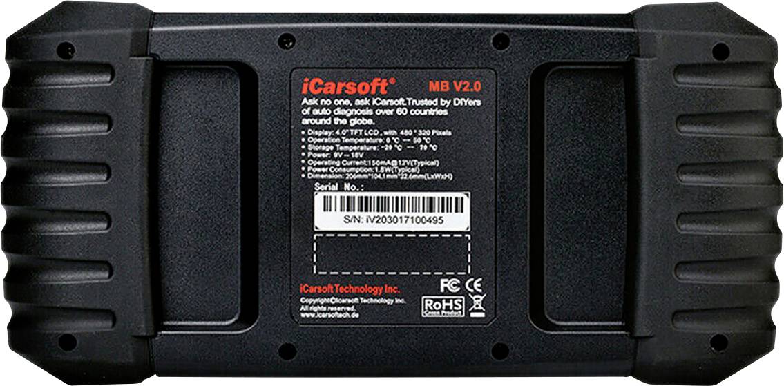 Icarsoft MB V2.0 OBD II Diagnosetool icmb20 Passend für (Auto-Marke): Universal uneingeschränkt