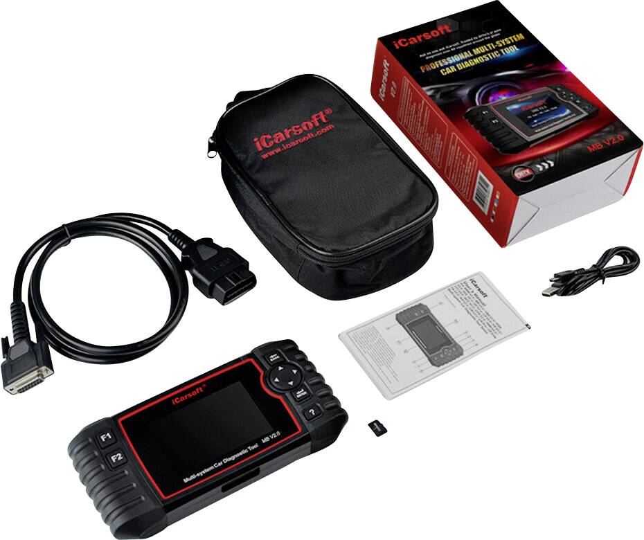 Icarsoft MB V2.0 OBD II Diagnosetool icmb20 Passend für (Auto-Marke): Universal uneingeschränkt