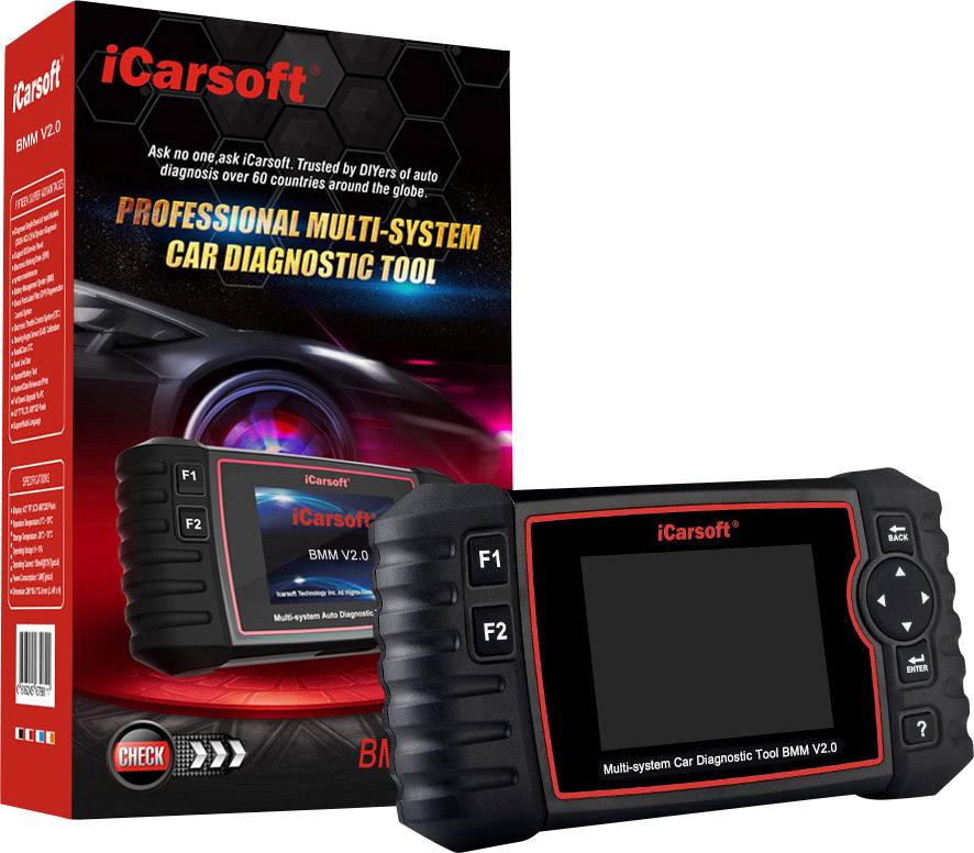 Icarsoft BMM V2.0 OBD II Diagnosetool icbmv2 Passend für (Auto-Marke): Universal uneingeschränkt