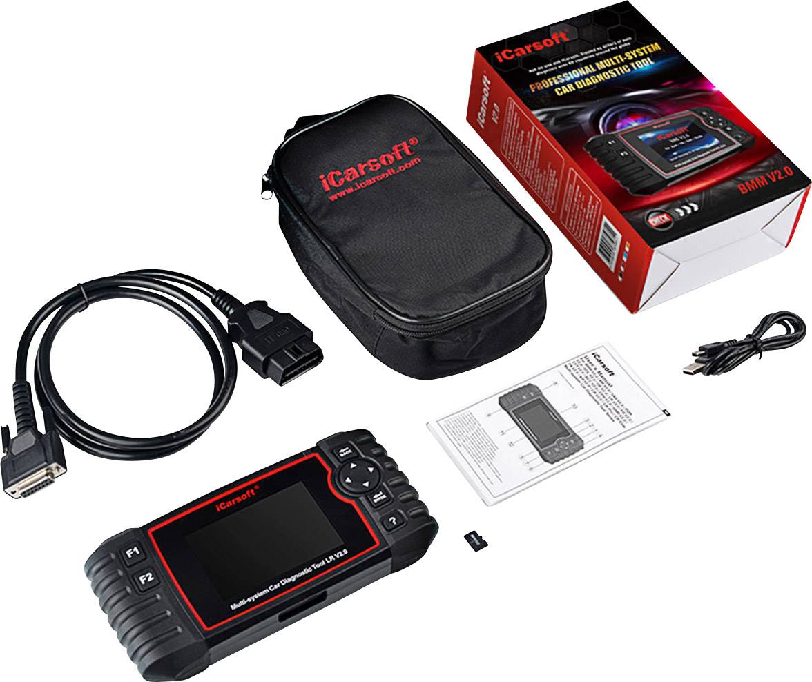 Icarsoft BMM V2.0 OBD II Diagnosetool icbmv2 Passend für (Auto-Marke): Universal uneingeschränkt