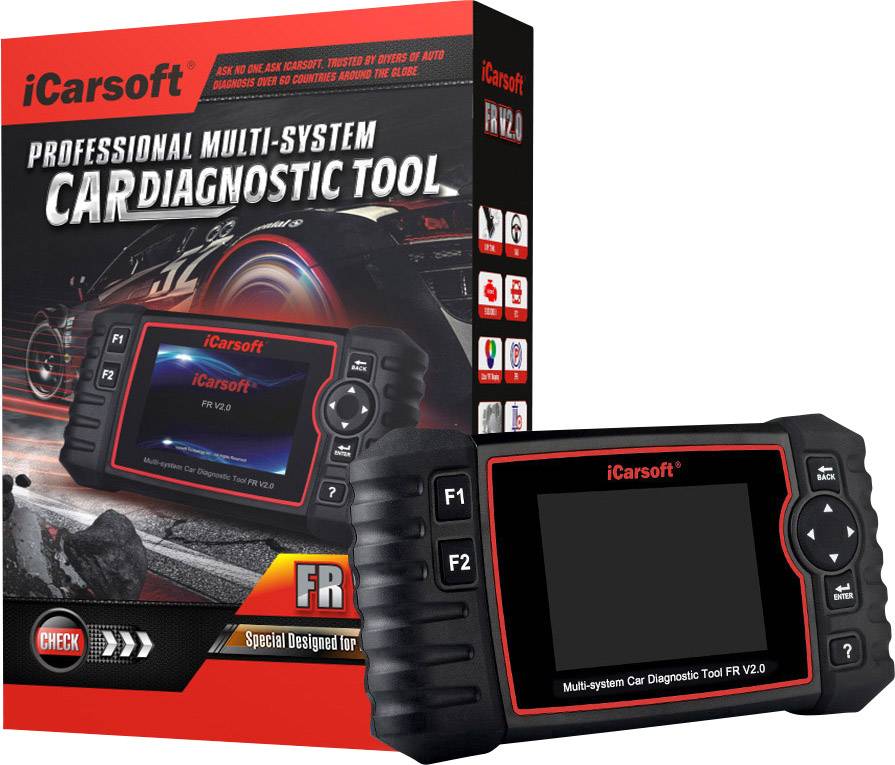 Icarsoft FR V2.0 OBD II Diagnosetool icfrv2 Passend für (Auto-Marke): Universal uneingeschränkt