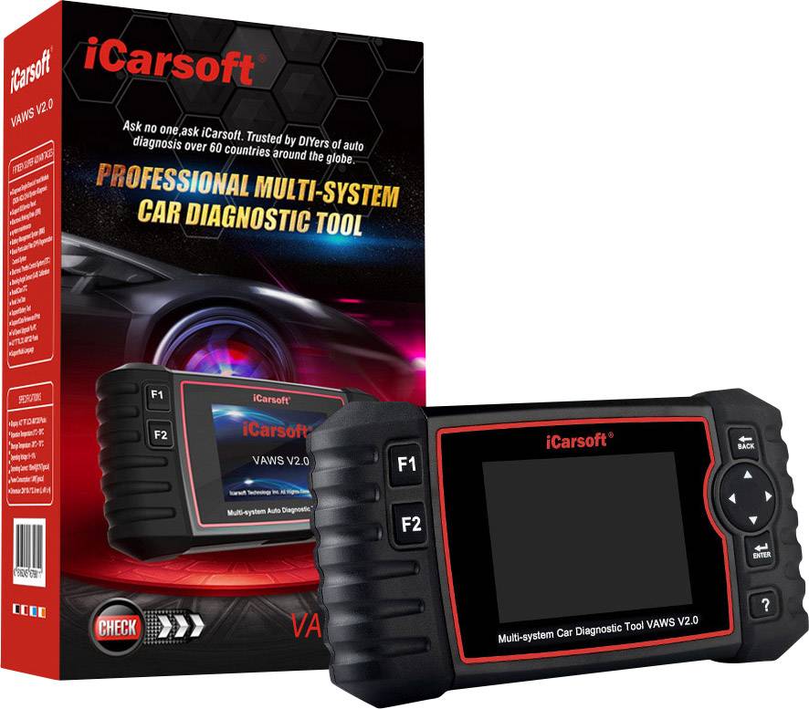 Icarsoft VAWS V2.0 OBD II Diagnosetool icvaw2 Passend für (Auto-Marke): Universal uneingeschränkt
