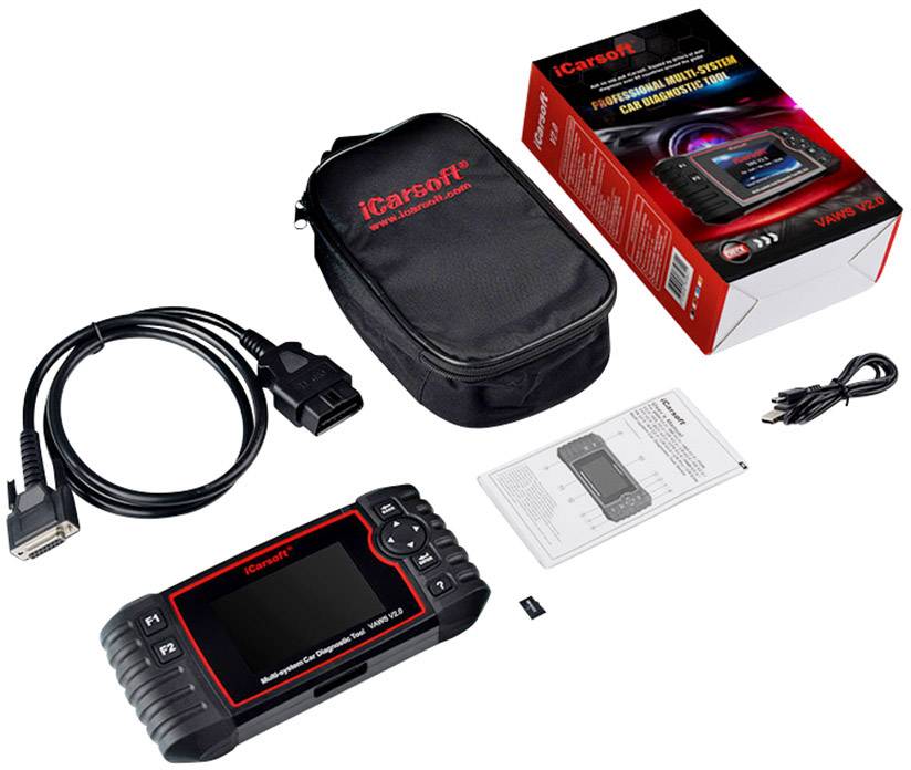Icarsoft VAWS V2.0 OBD II Diagnosetool icvaw2 Passend für (Auto-Marke): Universal uneingeschränkt
