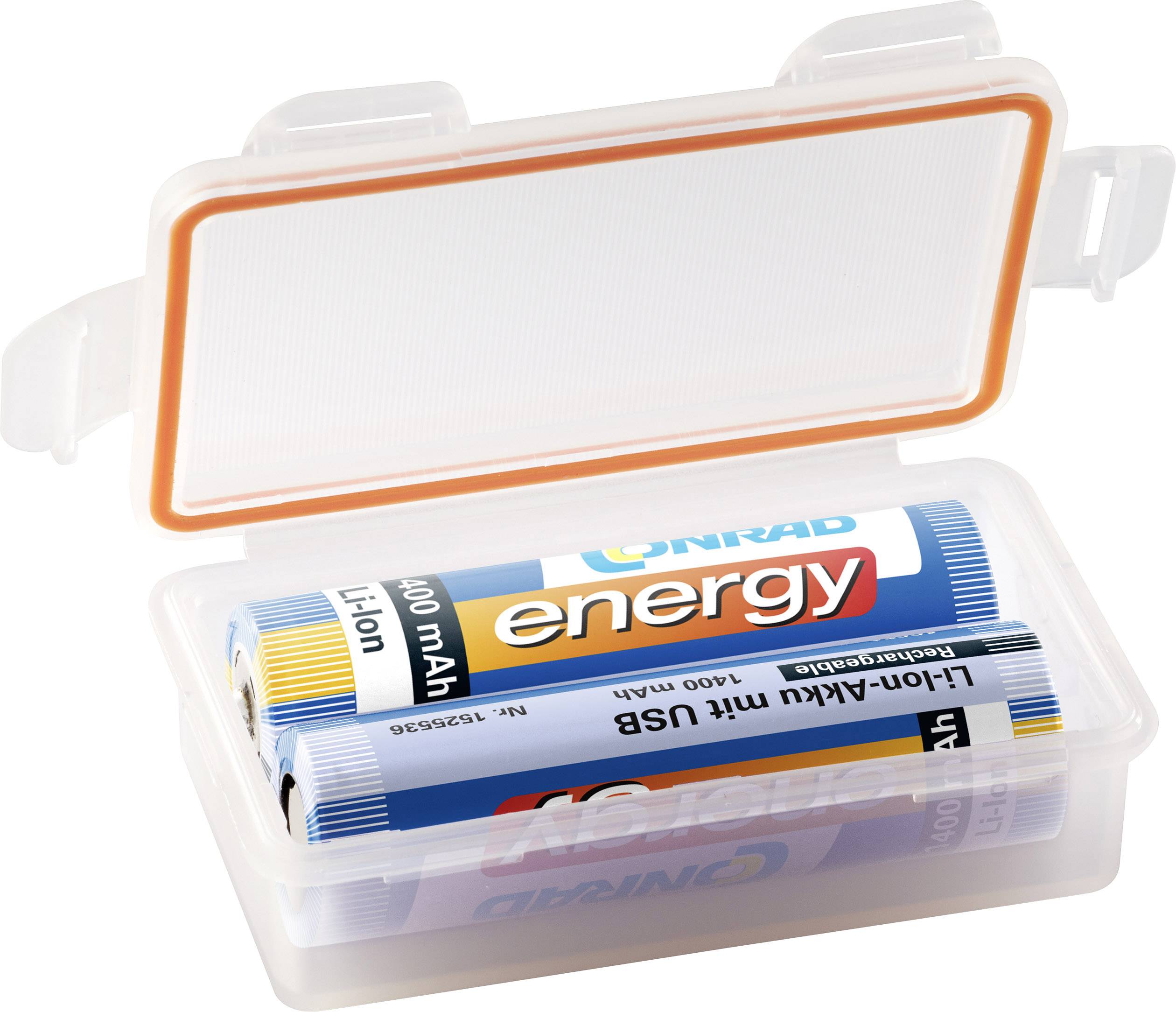 Basetech BT-Box-020 Batteriebox 2x 18650 (L x B x H) 84 x 48 x 24mm