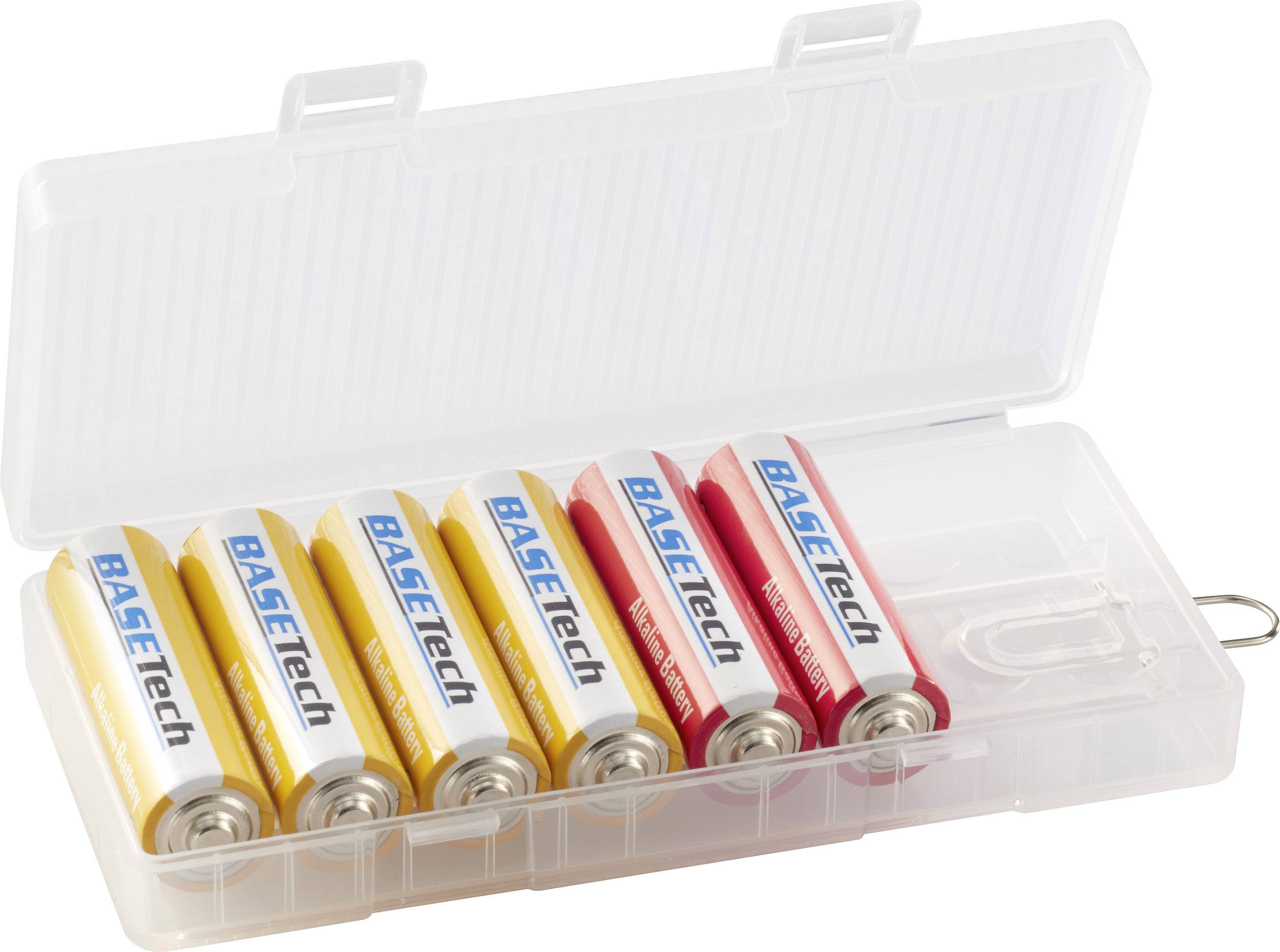Basetech BT-Box-010 Batteriebox 8x Mignon (AA), 14500 (L x B x H) 120 x 57.6 x 19.7mm