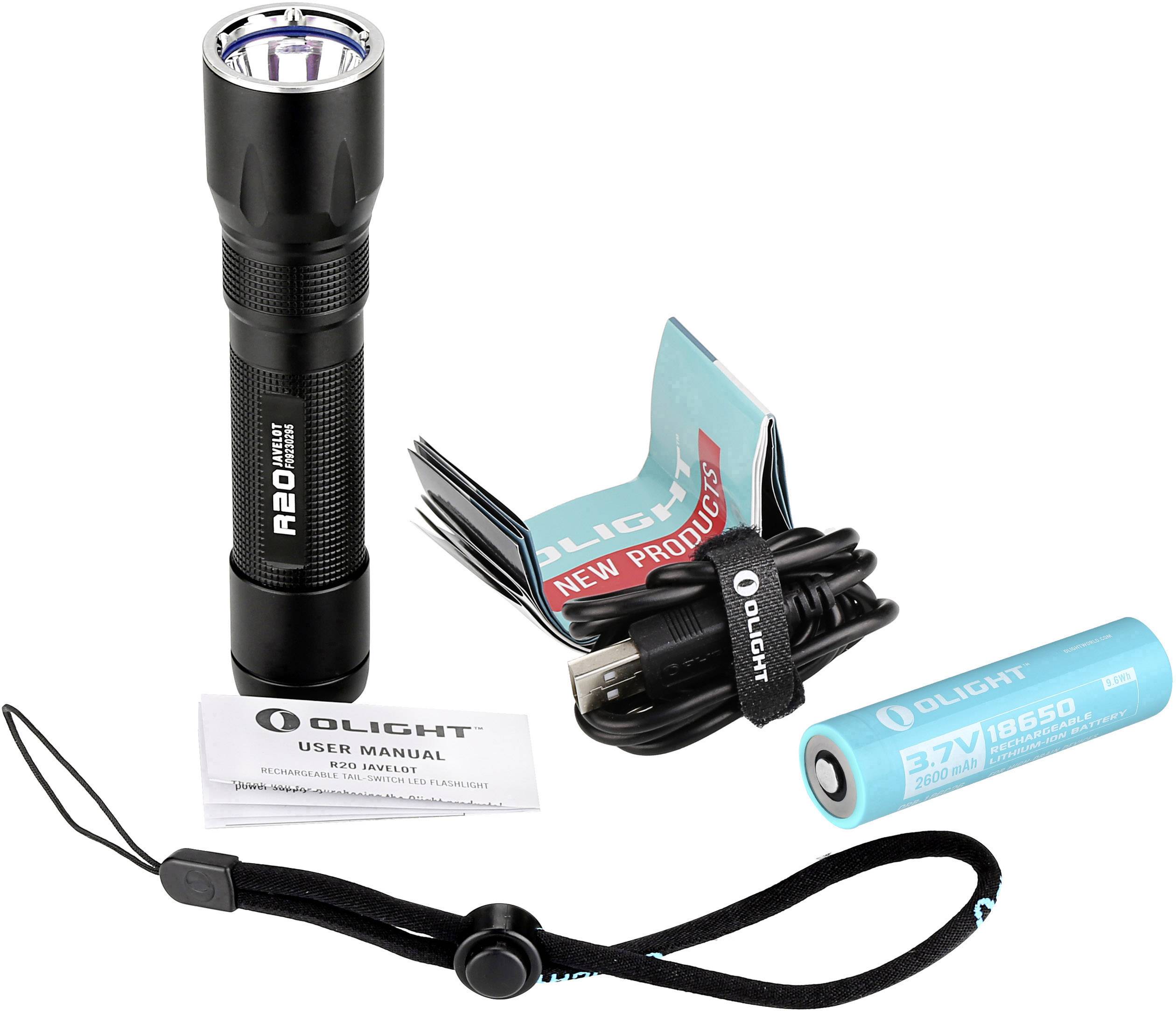 OLight R20 Javelot LED Taschenlampe akkubetrieben 900lm 86g