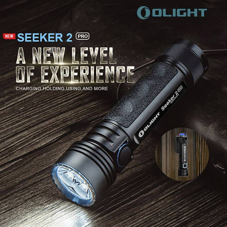 OLight Seeker 2 Pro LED Taschenlampe akkubetrieben 3200lm 198g
