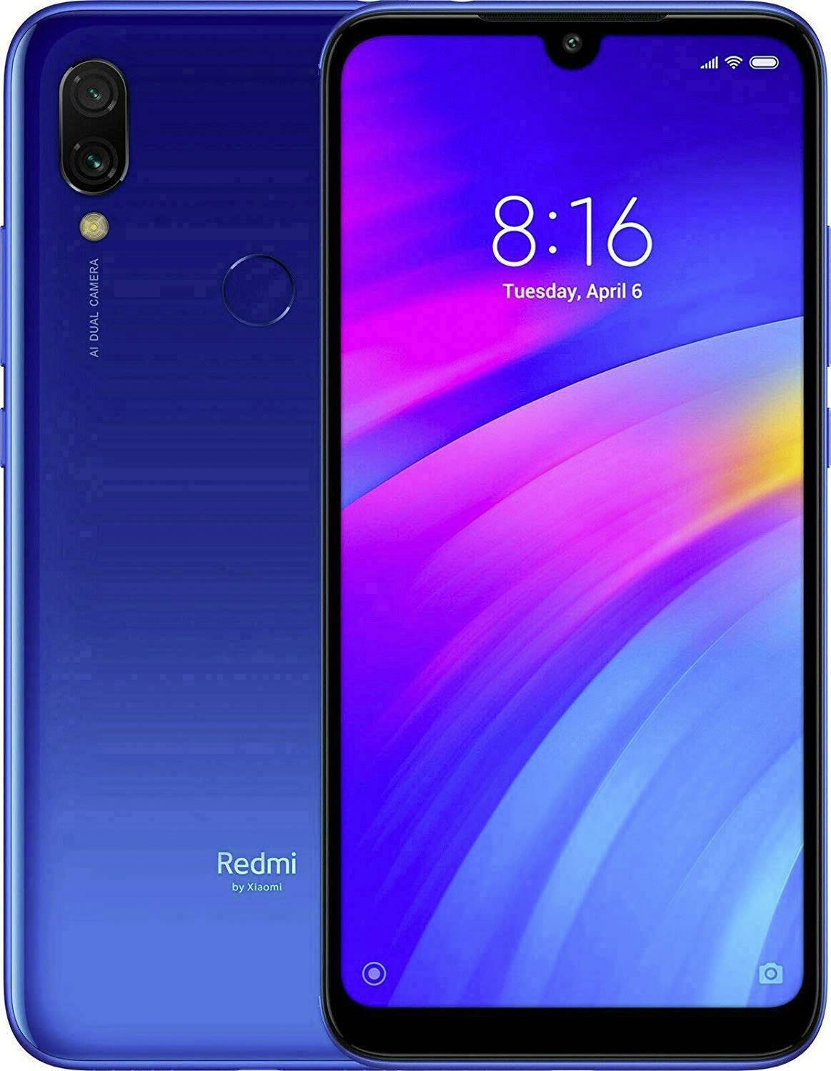 Xiaomi Redmi 7 Import-Ware 64 GB Blau 15.9 cm (6.26 Zoll) Smartphone
