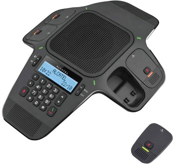 Alcatel Conference 1800 Konferenztelefon DECT inkl. Mobilteil Schwarz, Blau