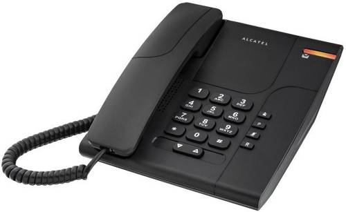 Alcatel Temporis 180 Noir Schnurgebundenes Telefon, analog Schwarz  - Onlineshop Voelkner