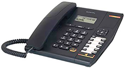 Alcatel Temporis 580 Noir Schnurgebundenes Telefon, analog Freisprechen, Headsetanschluss LC Display  - Onlineshop Voelkner