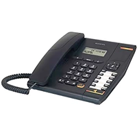Alcatel Temporis 580 Noir Schnurgebundenes Telefon, analog Freisprechen, Headsetanschluss LC-Display Punktmatrix Mono Schwarz Alcatel Temporis 580 Noir Schnurgebundenes Telefon, analog Freisprechen, Headsetanschluss LC-Display Punktmatrix Mono Schwarz