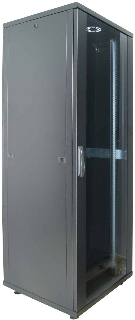 Intellinet 19" Netzwerkschrank Basic Line 42HE 2033x600x800mm Flatp. Traglast 600kg schwarz 19 Zoll Netzwerkschrank (B x H x T)