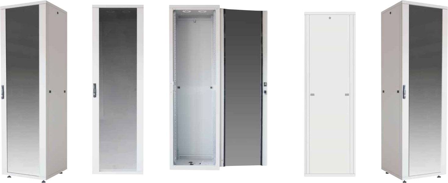 Intellinet 19" Netzwerkschrank Basic Line 42 HE 2033x600x800mm Flatpack Traglast 600kg grau 19 Zoll Netzwerkschrank (B x H x T)