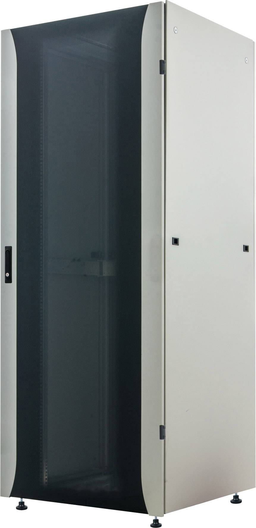 Intellinet 19 Netzwerkschrank, Premium Line, 42 HE, 2033 (H) x 600 (B) x 800 (T) mm, Flatpack, grau - Premium - Schrank - Netzwerkschrank - Grau,