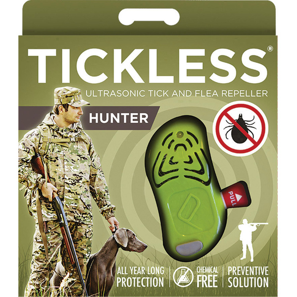 Tickless Hunter PRO-103GR à ultrason Anti-puces (L x l x H) 60 x 27 x 20 mm vert 1 pc(s)