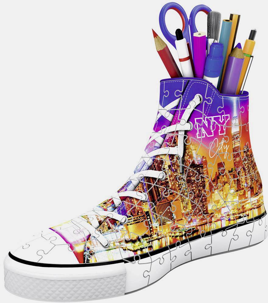 Puzzle Sneaker Skyline 108 Teile 111527 Sneaker Skyline 3D Puzzle-Organizer 1 St.