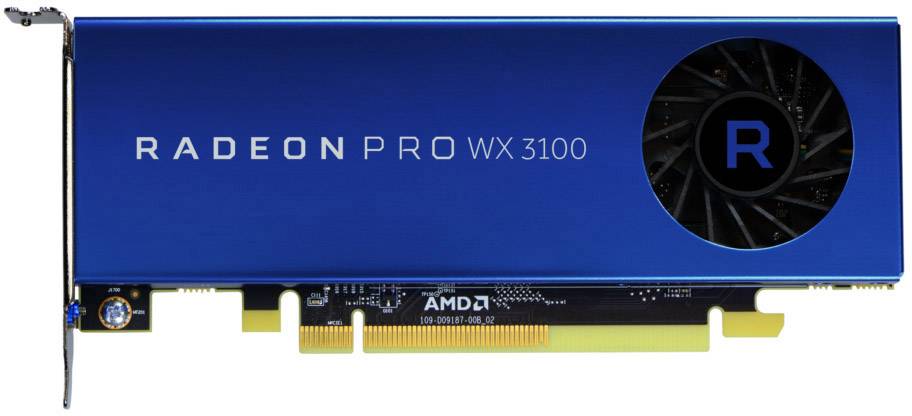 AMD Workstation-Grafikkarte AMD Radeon Pro WX 3100 4 GB GDDR5-RAM PCIe x16 DisplayPort, Mini DisplayPort