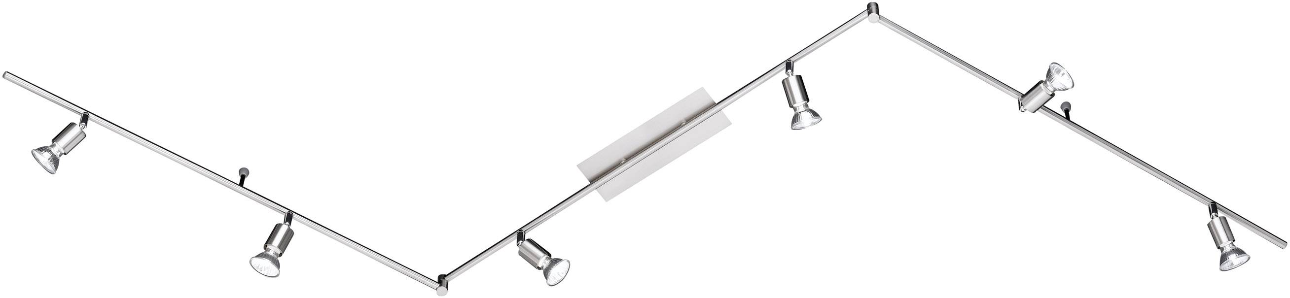 WOFI NINI 9669.06.64.0000 Deckenstrahler LED GU10 EEK: F (A - G) 300W Nickel (matt)