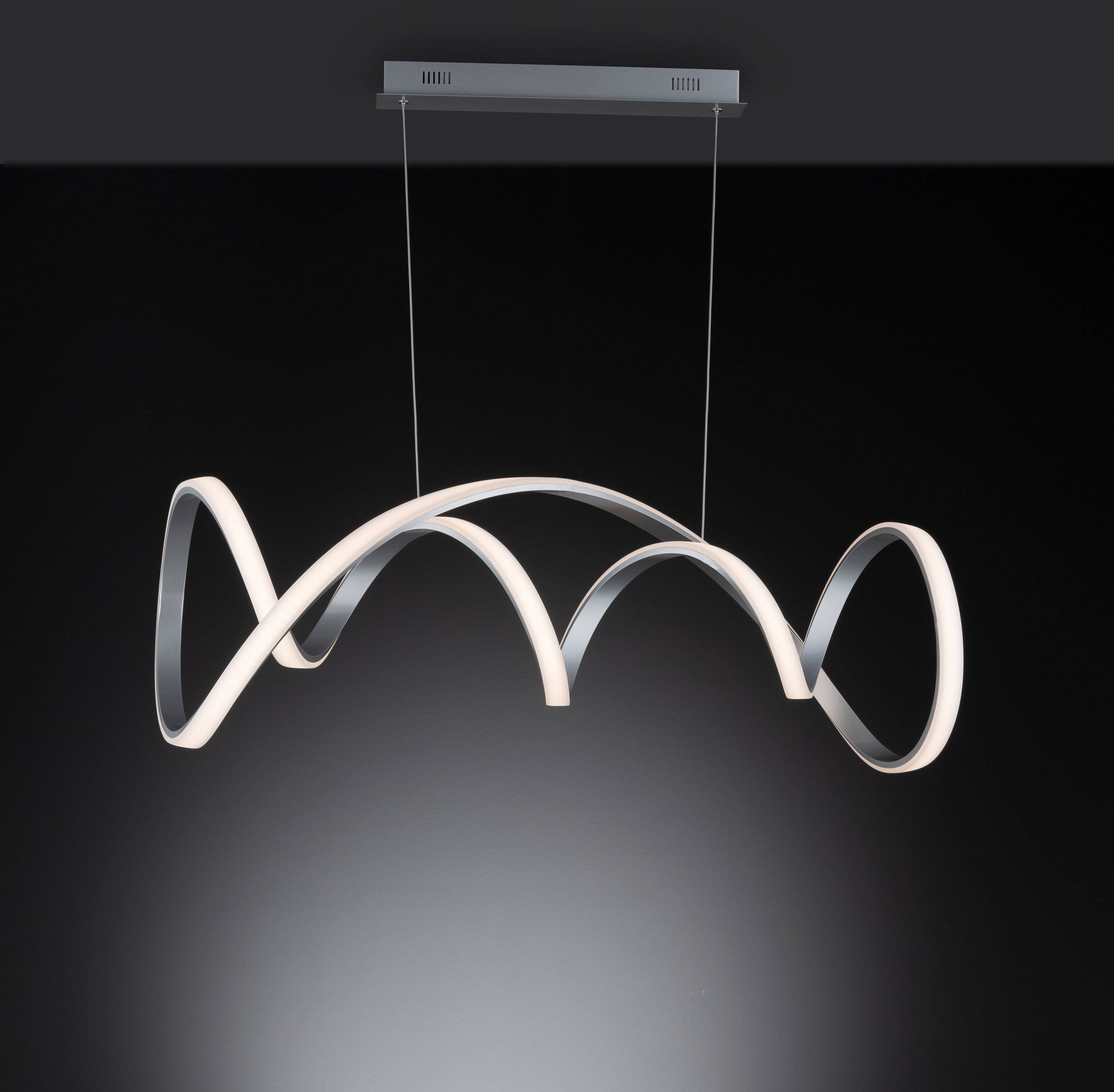 WOFI TORONTO 7095.01.63.7000 LED-Pendelleuchte 64W Aluminium