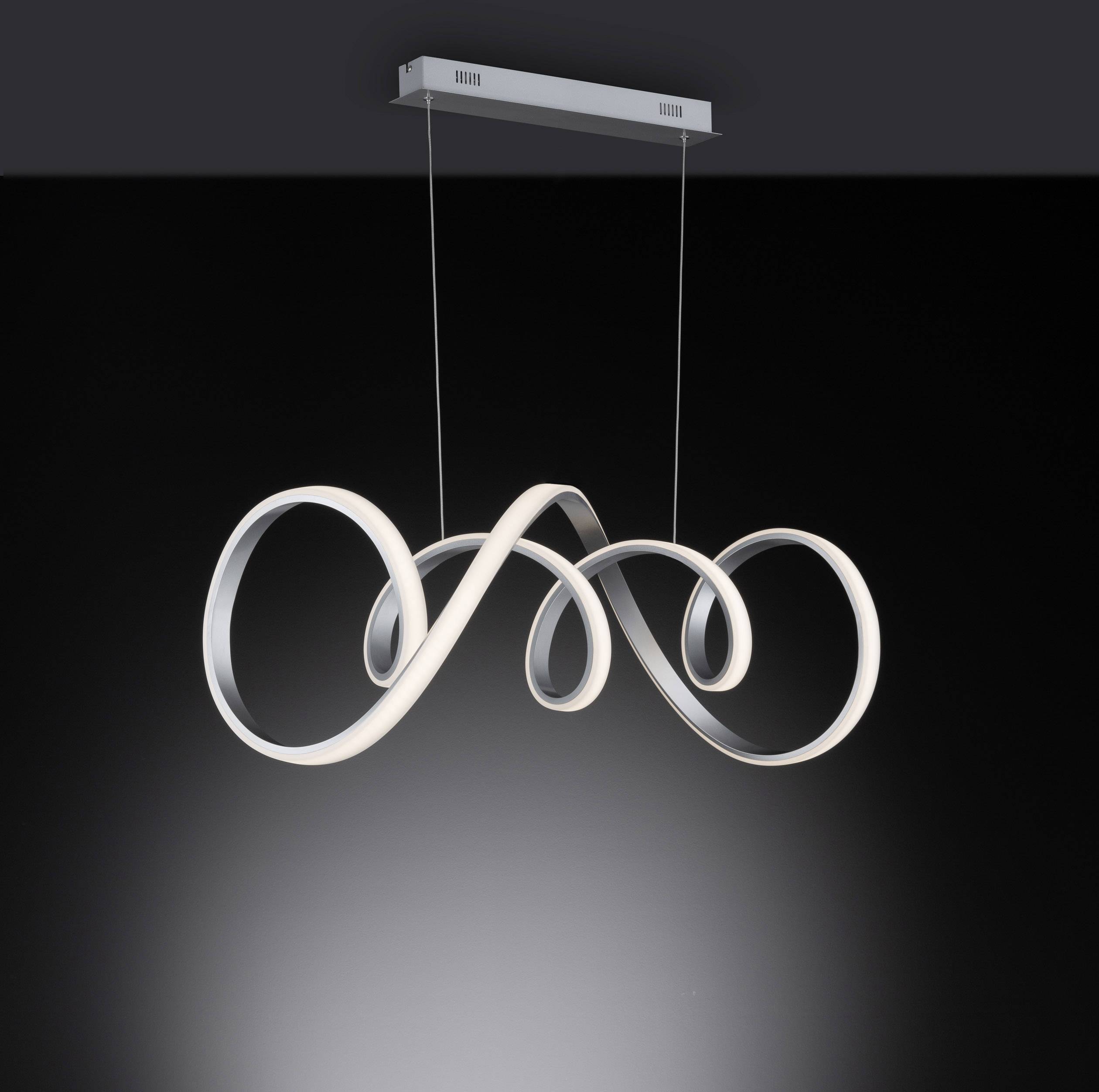 WOFI TORONTO 7095.01.63.7000 LED-Pendelleuchte 64W Aluminium