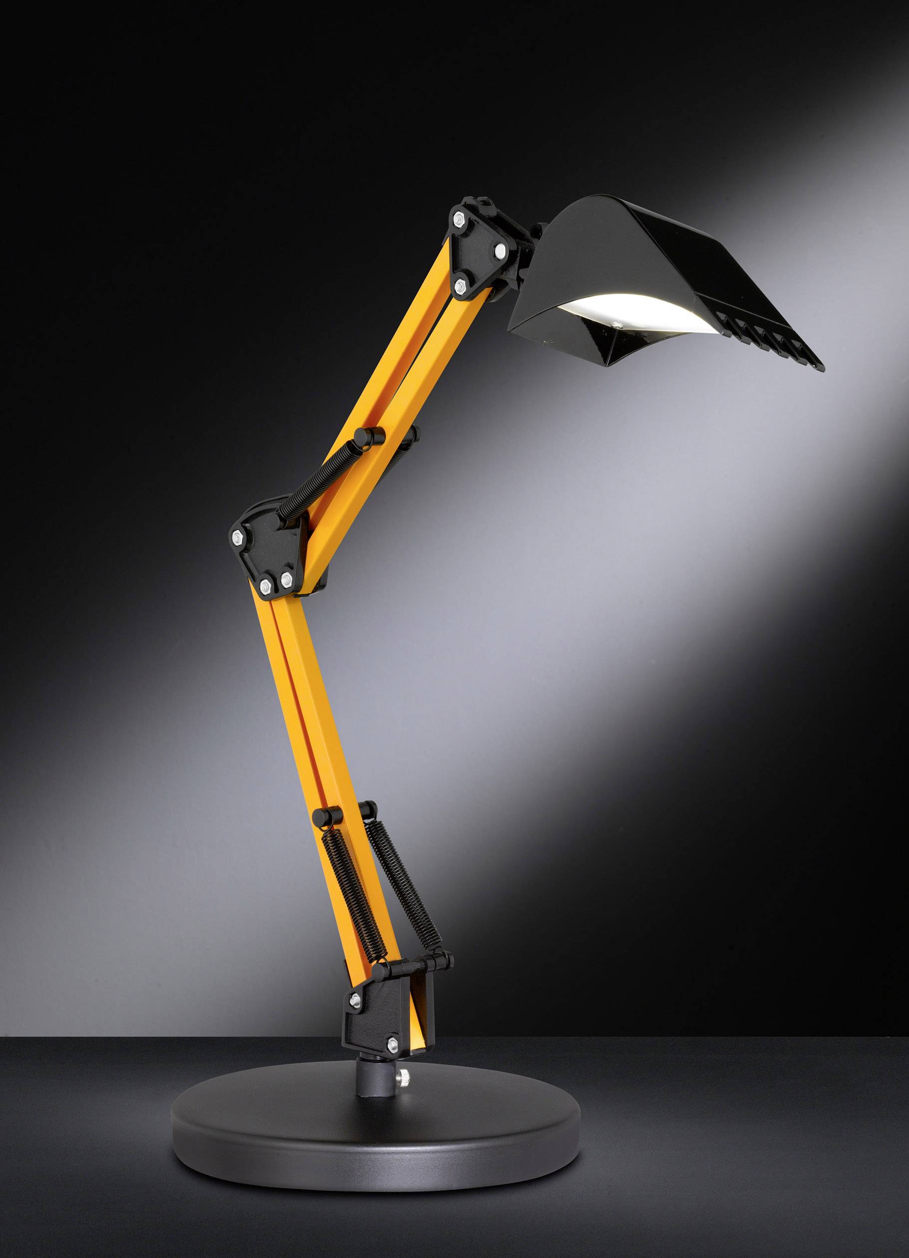 ACTION SCOOP 811901426000 LED-Tischlampe 4 W Schwarz, Gelb