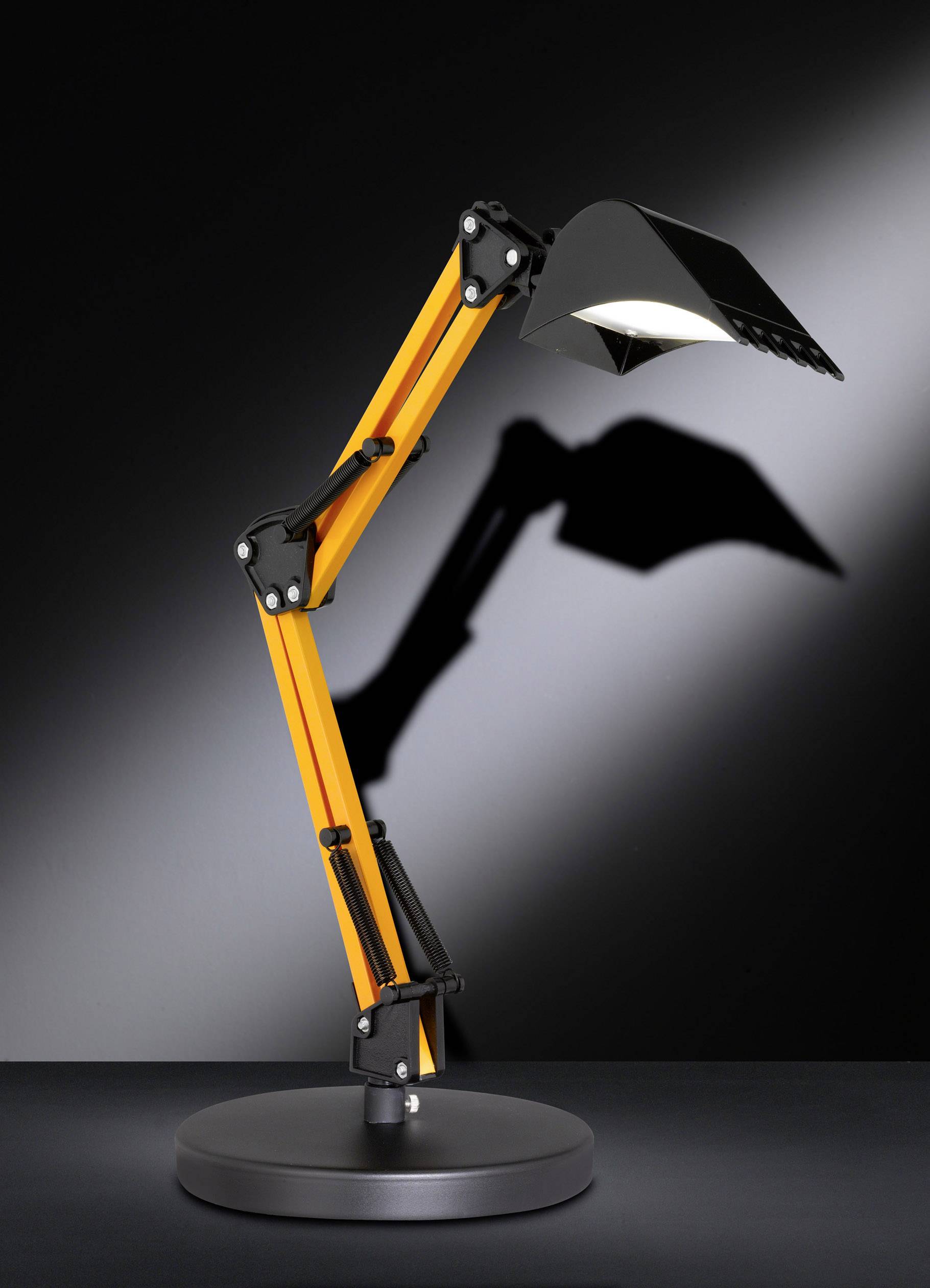 ACTION SCOOP 811901426000 LED-Tischlampe 4 W Schwarz, Gelb
