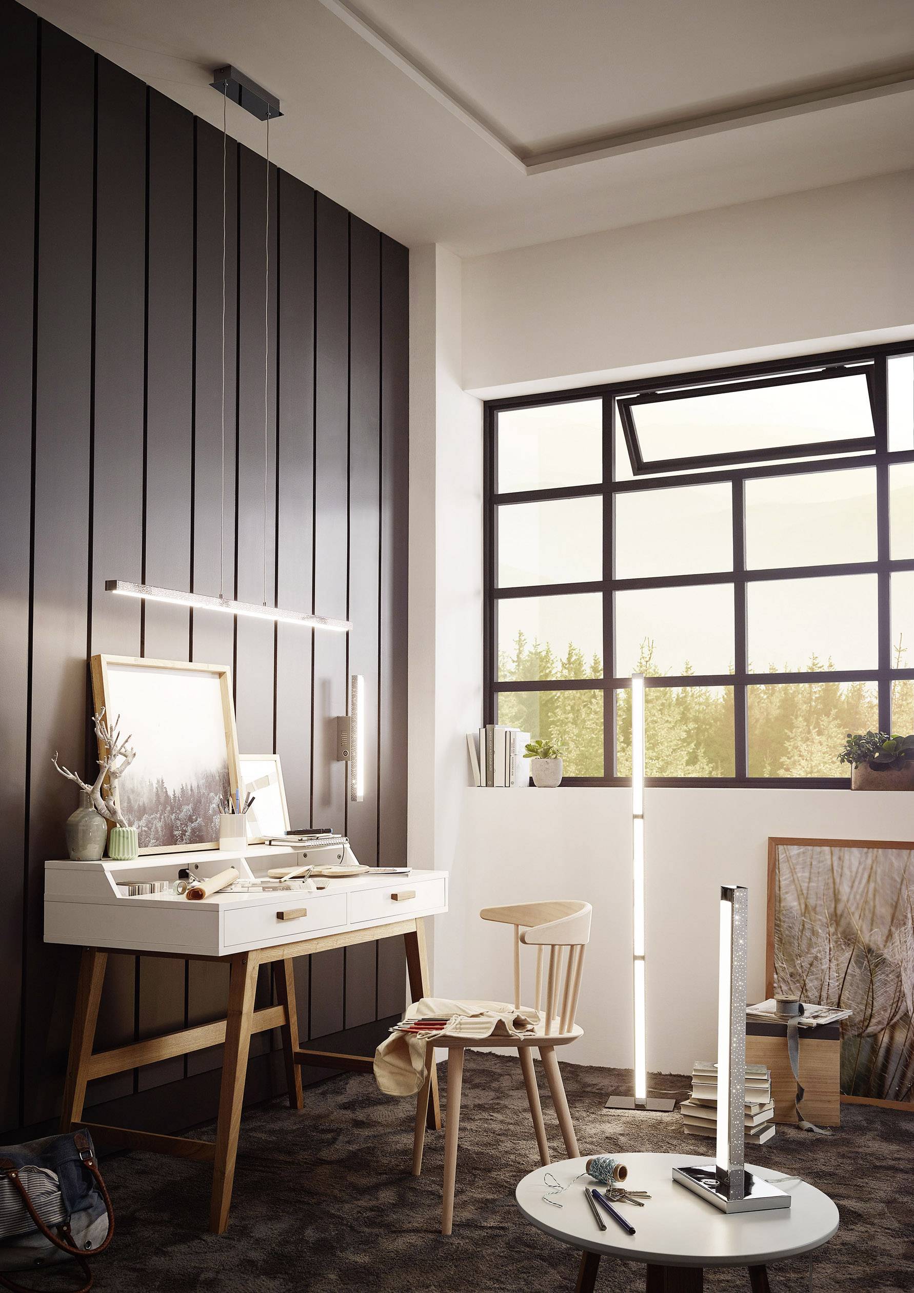 WOFI LEVI 6402.01.01.7000 LED-Pendelleuchte 25W Chrom