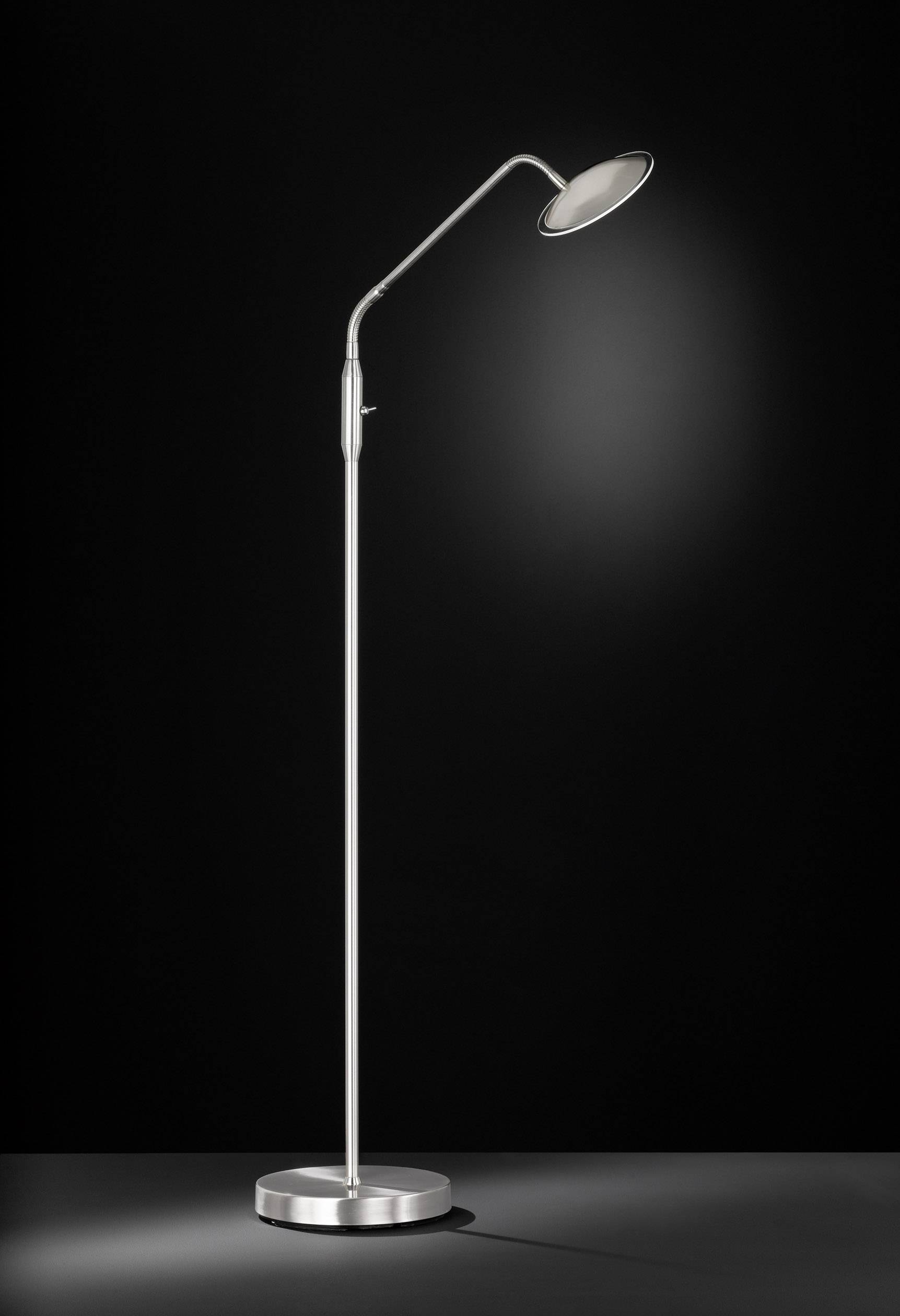 WOFI ORTA 3446.01.54.7000 Stehlampe 12W Nickel (matt), Chrom