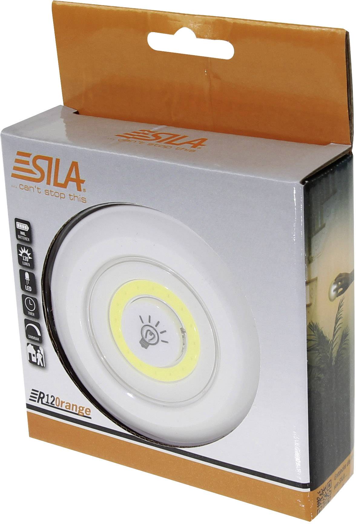 SILA 306032 R12Orange Mobile Kleinleuchte LED Weiß