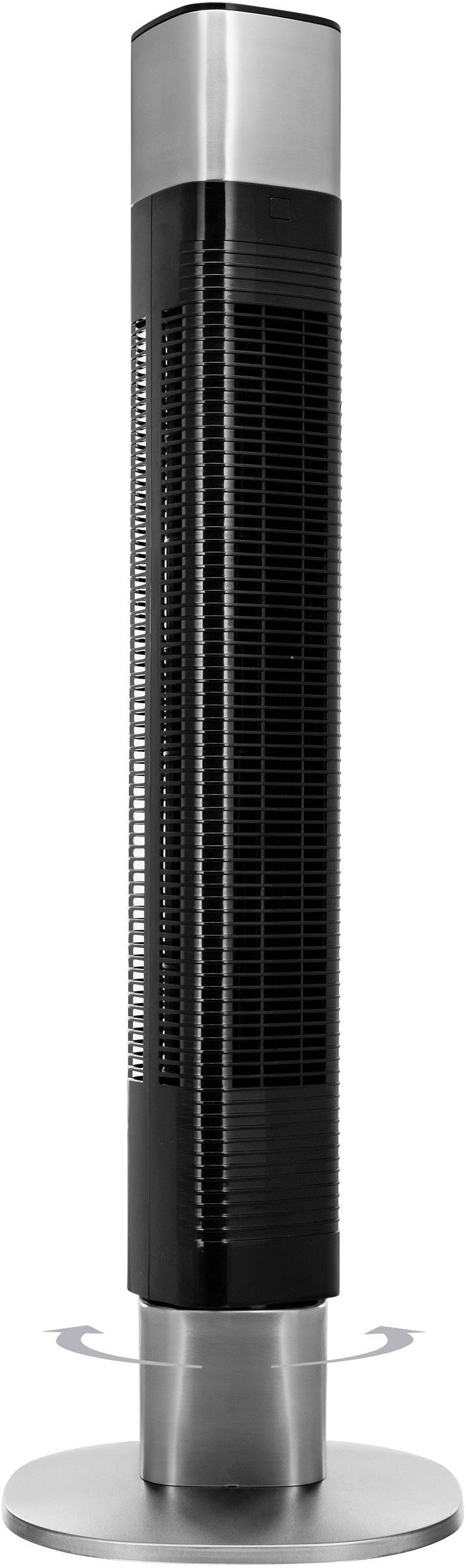 Princess Turmventilator 50 W (L x B x H) 14.7 x 29.5 x 103 cm Schwarz, Silber