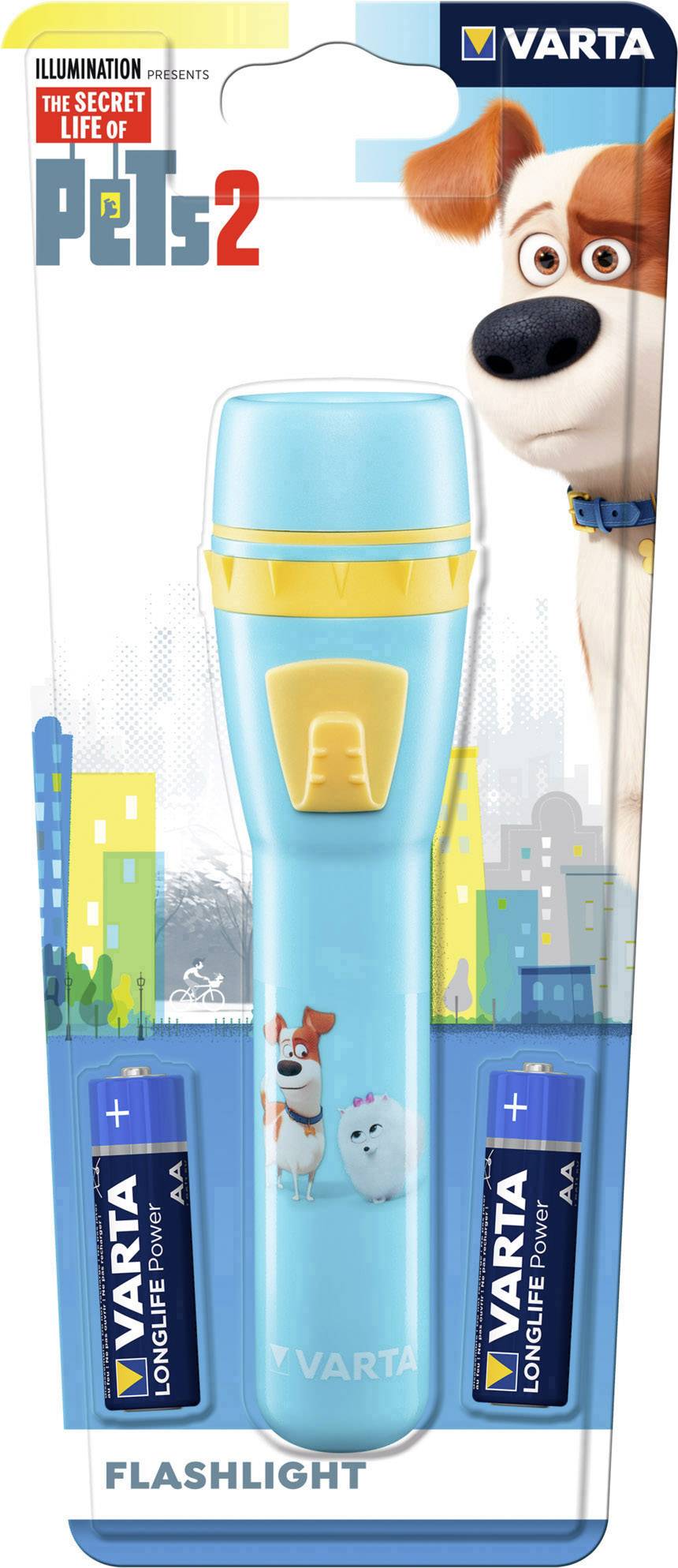 Varta Secret Life of Pets LED Taschenlampe batteriebetrieben 3lm 16h 118g