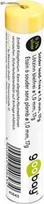 Goobay Lötzinn, bleifrei Pencil Sn99,3Cu0,7 17 g 1 mm