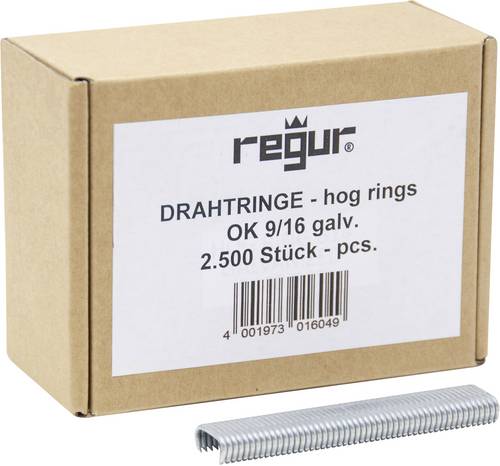 Regur 60724 Drahtringe 2500 St. Abmessungen (L x B) 16 mm x 8 mm